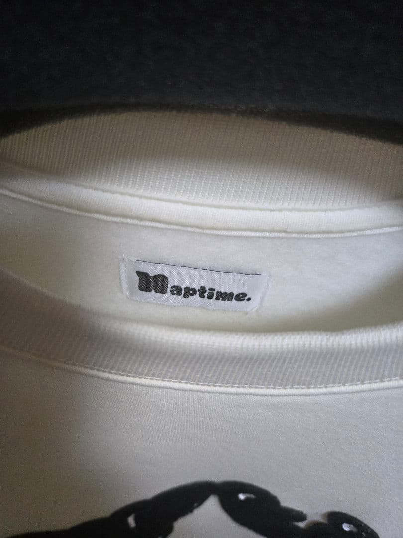 Nissy NAPTIME ワッペンプルオーバースウェット　アイボリー　Mサイズ