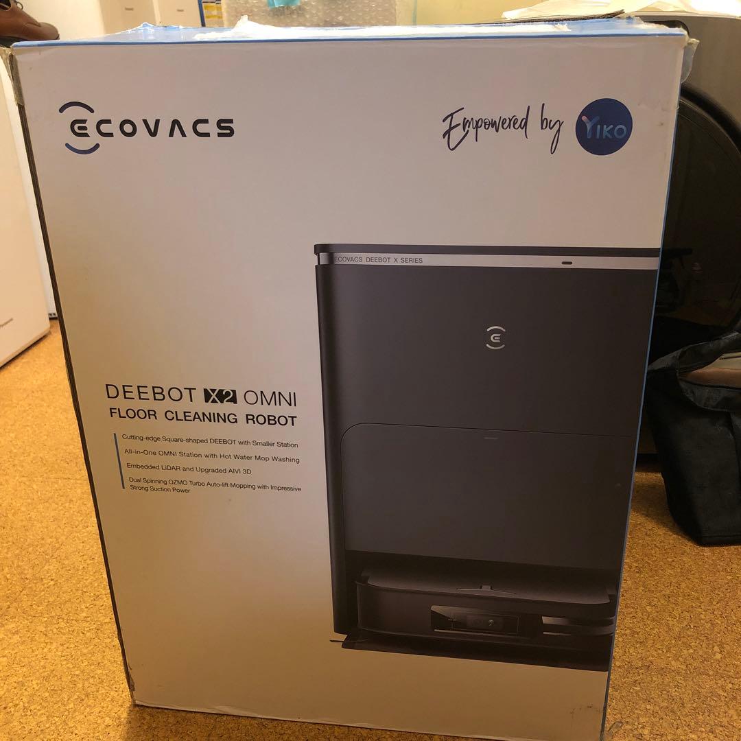 ECOVACS DEEBOT X2 OMNI ロボット掃除機 sky-store0408_0307-001646