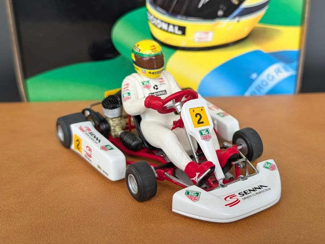 ミニチャンプス 1/18 A.セナ Kart Paris-Bercy 1993