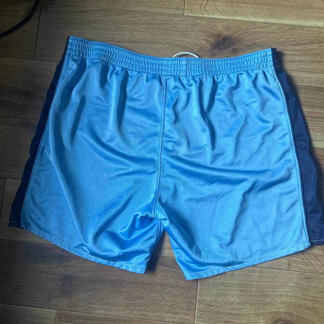 バレーボールパンツ 青 9番 asics - メルカリ