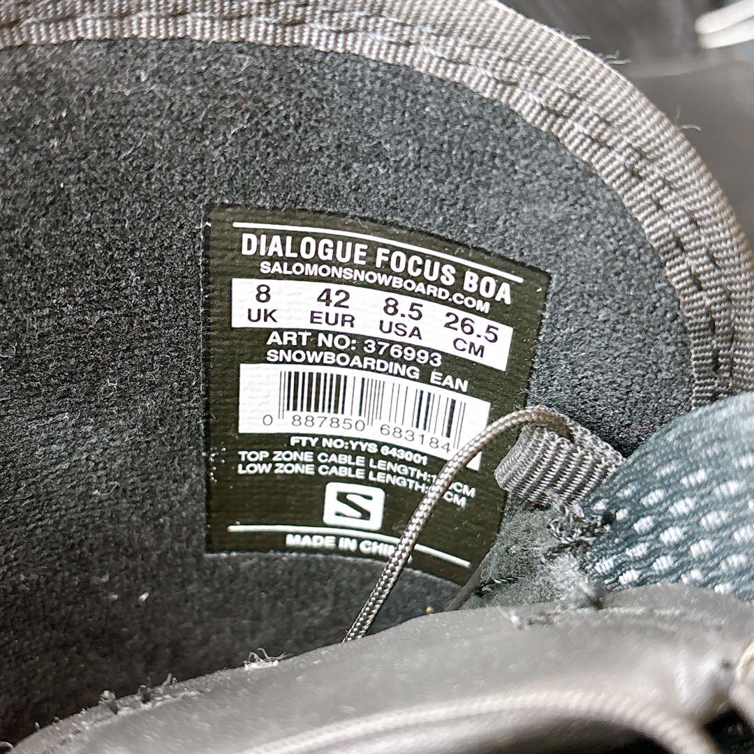 【美品】 SALOMON DIALOGUE FOCUS ボア 26.5cm