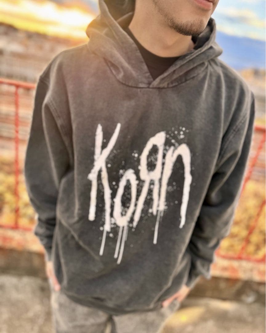 新品未使用 KORN / Still A Freak プルオーバーパーカー M