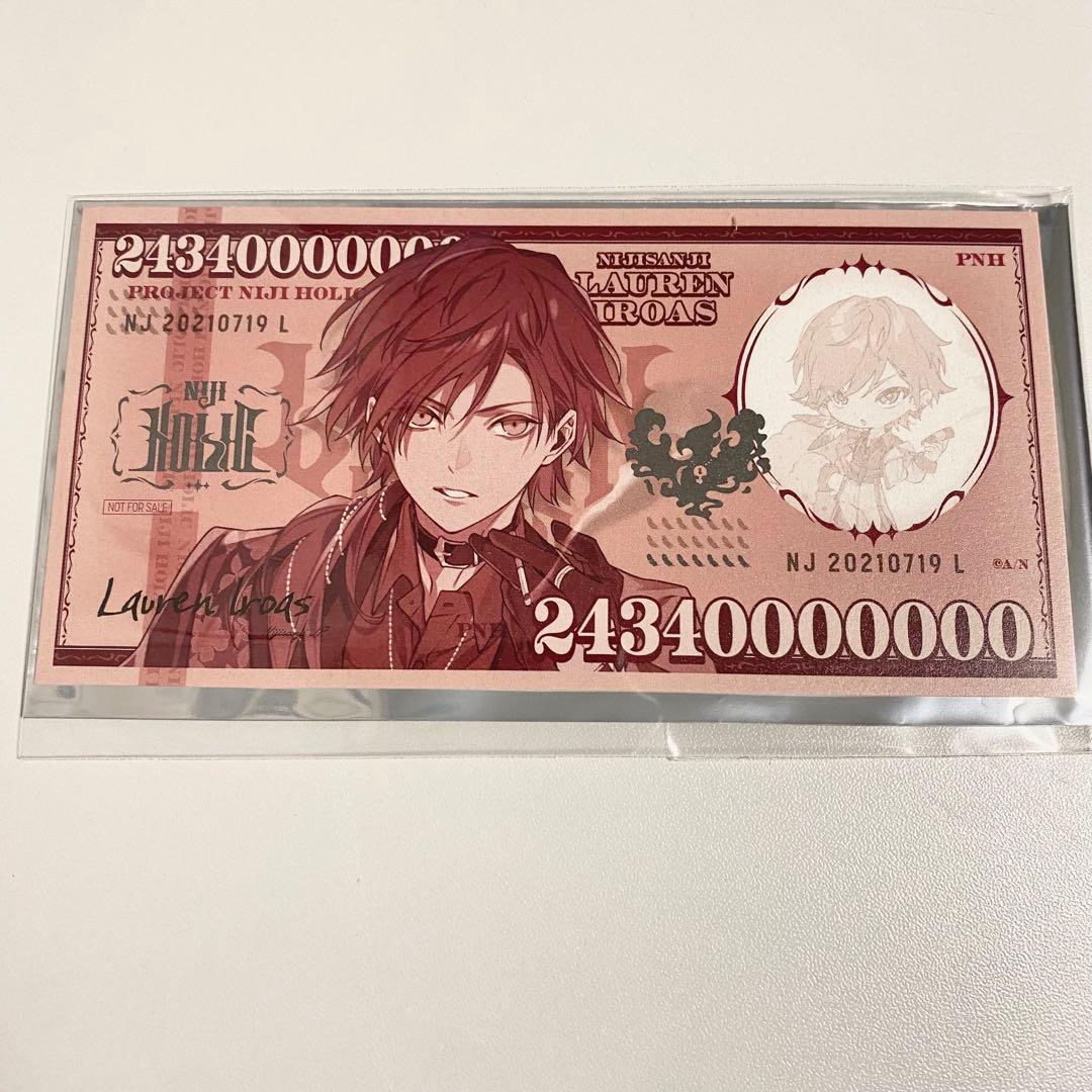 にじさんじ NIJI HOLIC 缶バッジ 特典 カード ローレン•イロアス
