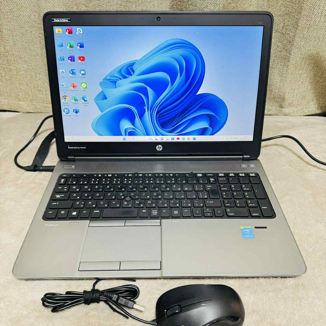 S262 HPノートパソコン i5メモリ8G高速 Windows11オフィス付き - メルカリ