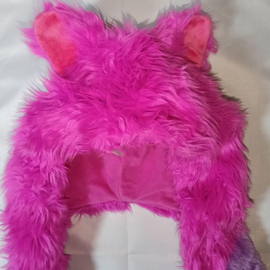 チェシャ猫マフラーキャップ ファンキャップ ディズニー - メルカリ