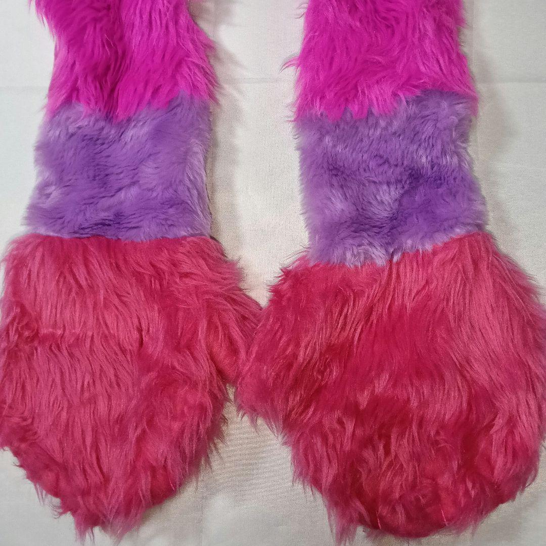 チェシャ猫マフラーキャップ ファンキャップ ディズニー - メルカリ