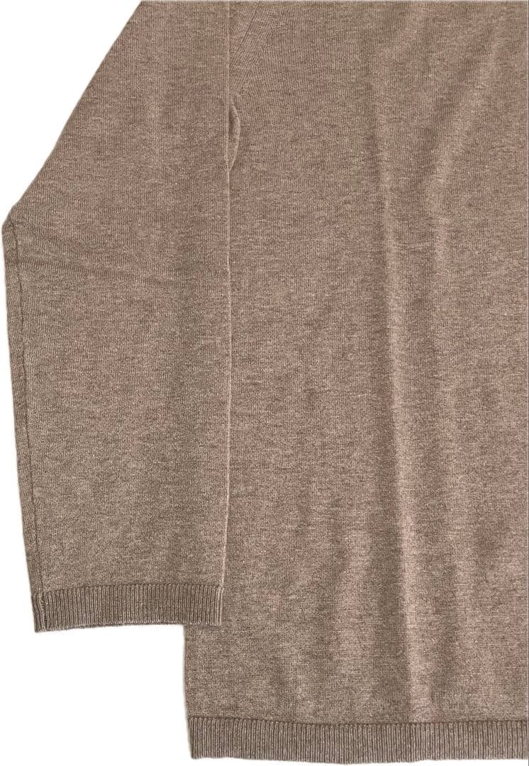 新品【M】 MUJI LABO 自然の色を カシミヤ クルーネックセーター ラボ