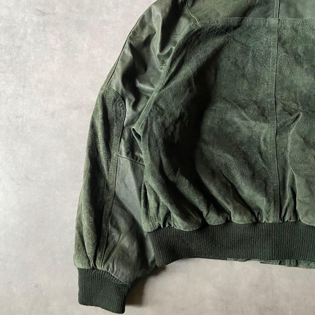 80s east west real leather jacket BQ43