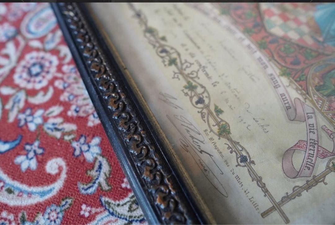 アンティーク絵画ヴィンテージ　古道具　蚤の市