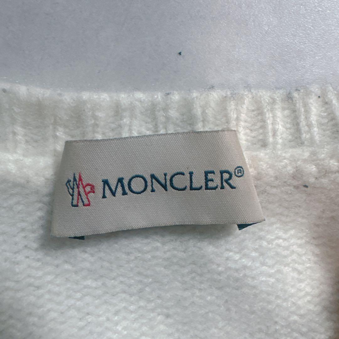 MONCLER モンクレール ニット ショート丈 カシミヤ ワッペン S - メルカリ