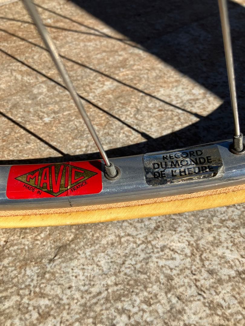 CAMPAGNOLO RECORD ラージフランジ 36H × MAVIC リム - メルカリ