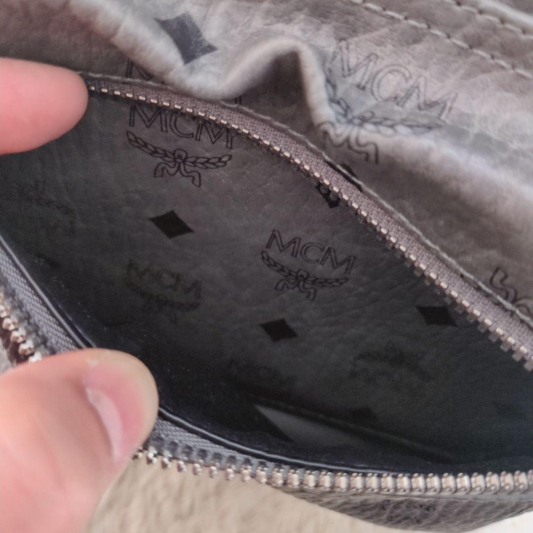 あ様専用】MCM リュックサック ヴィセトス スタッズ レザー グレー
