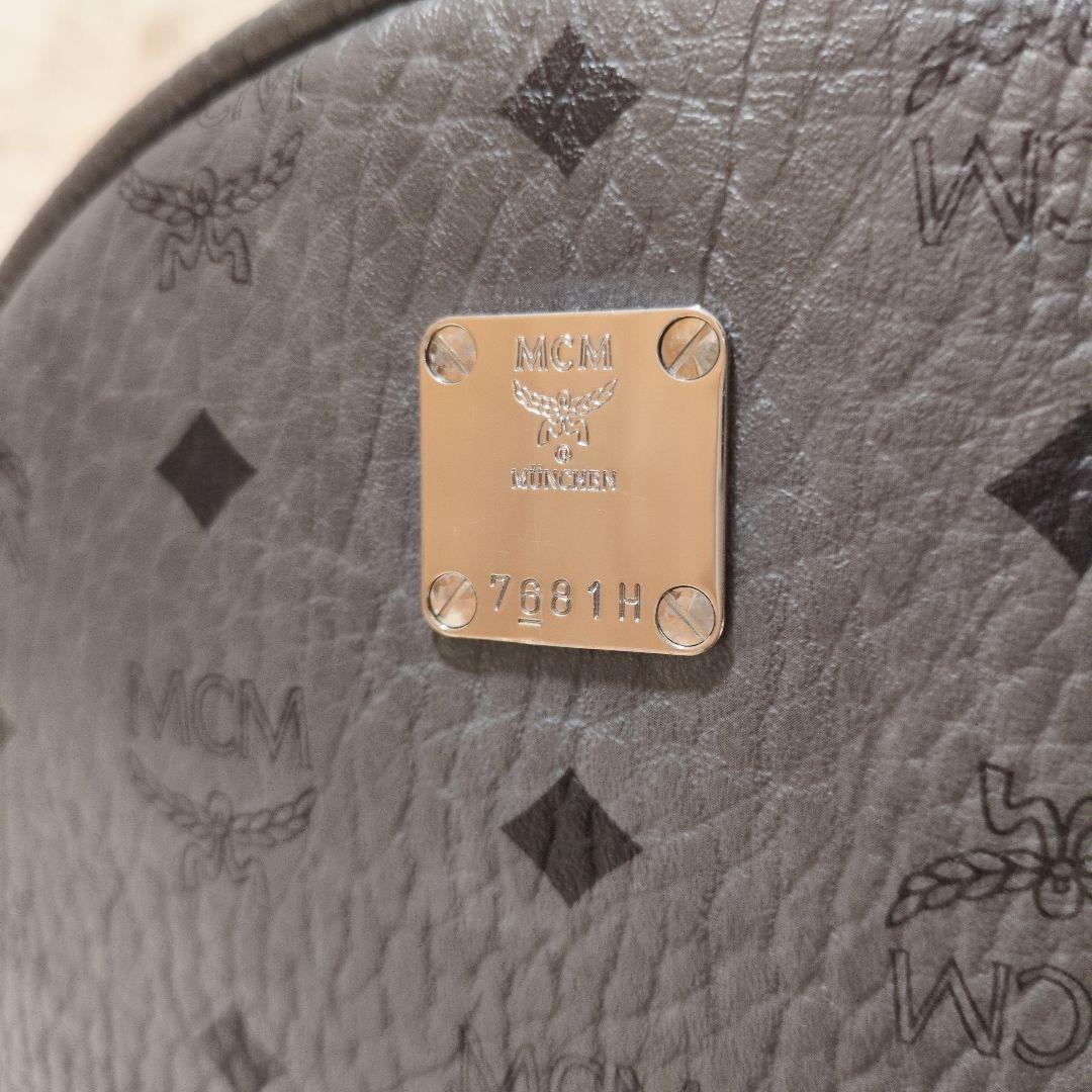 あ様専用】MCM リュックサック ヴィセトス スタッズ レザー グレー