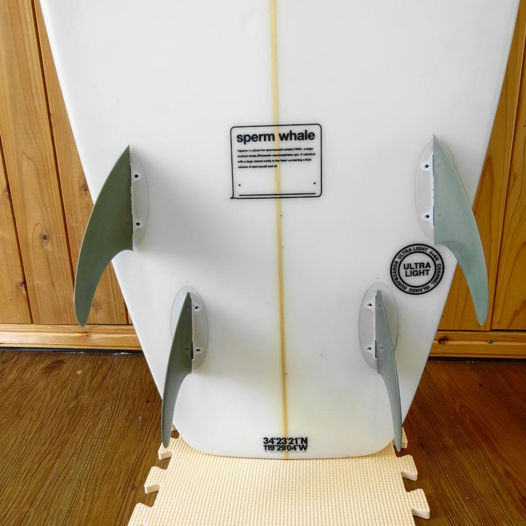 美品！アルメリック Sperm Whale(スパームホエール) 5.7 フィン有