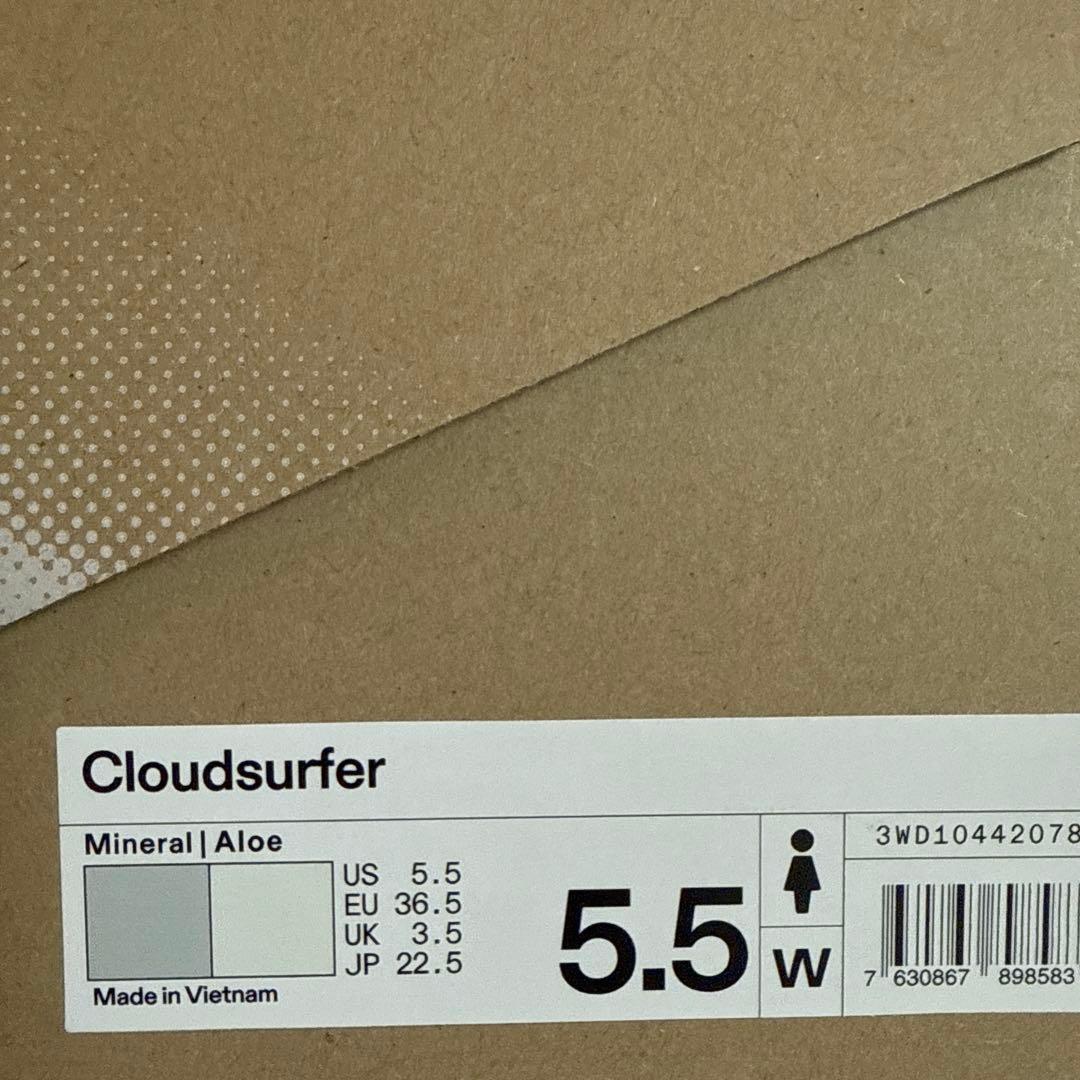 【値下げ❌】On Cloudsurfer Mineral Aloe 22.5cm