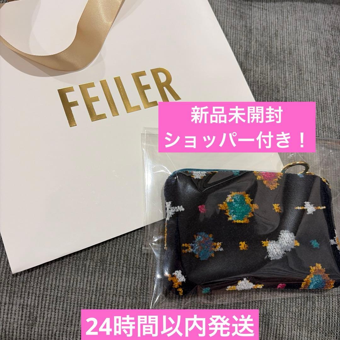 新品・ショッパー付き】FEILER シンス SINCE フラットポーチ ポーチ