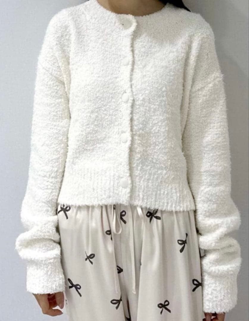 新品】ジェラートピケ ホイップモコカーディガン新品未使用タグ付き