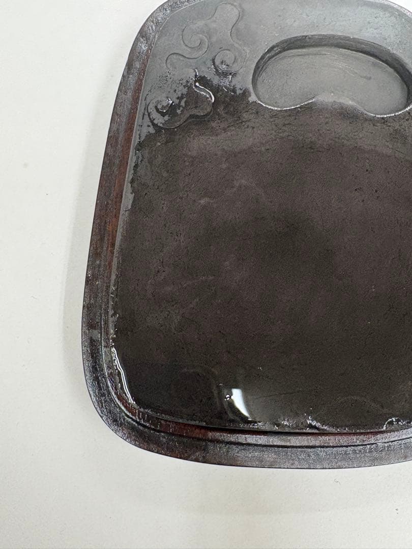 老坑 端渓硯 中華民国 # 古硯 清朝 書道 筆墨硯紙 文房具 中国唐物 水