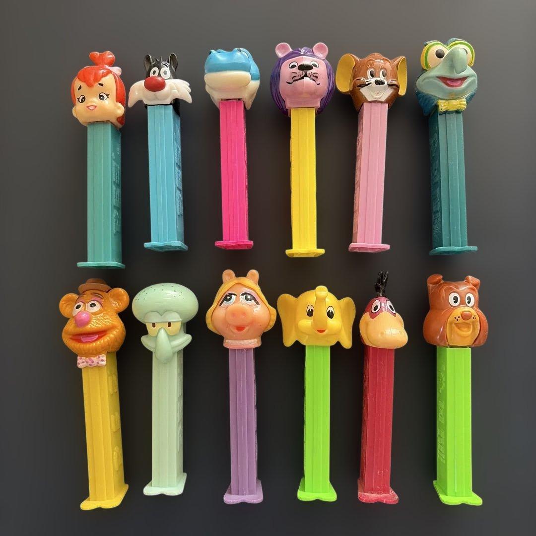PEZ〉ペッツ キャラクターあれこれ12体 オールドマペッツジェリー