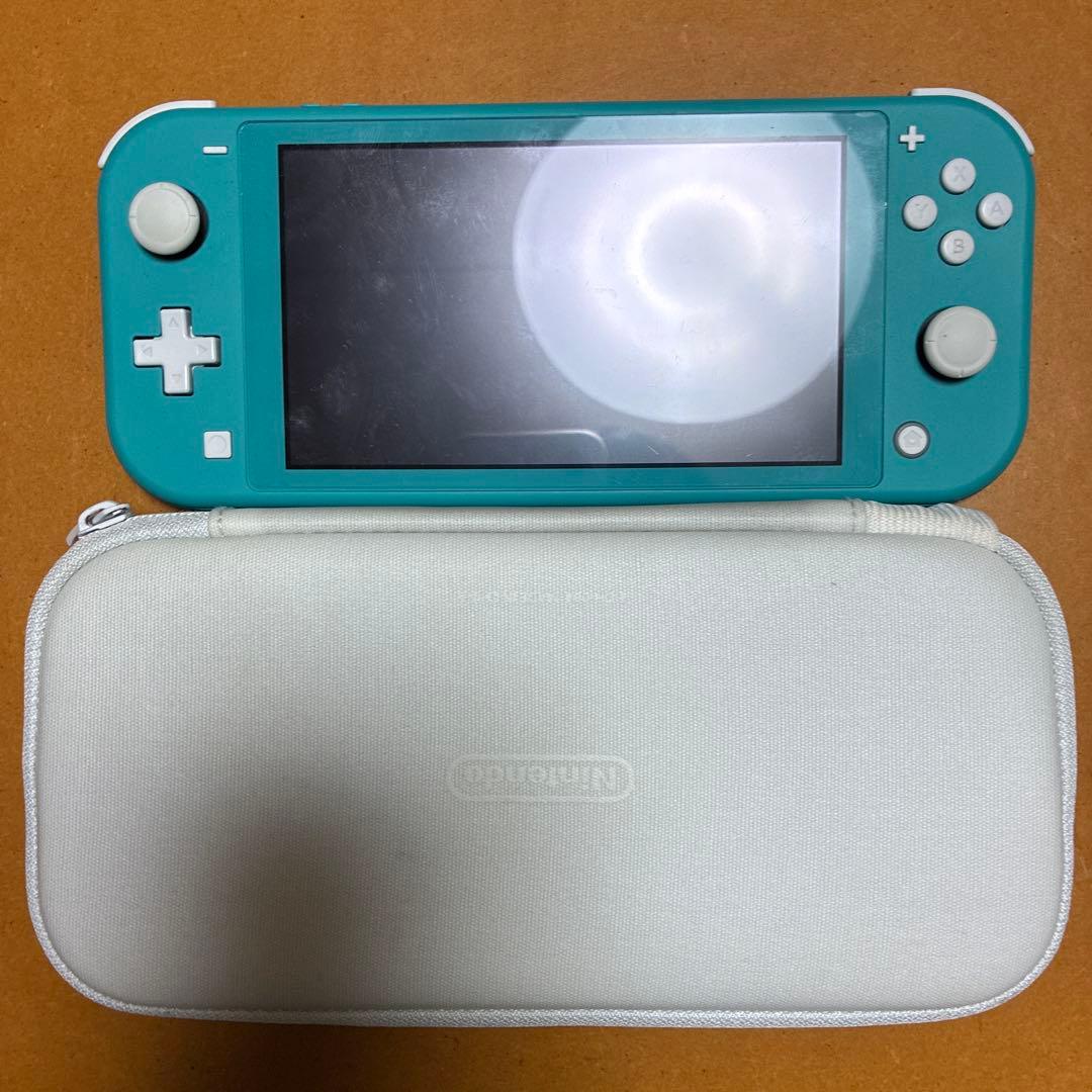 ケース付き】Nintendo Switch Lite ターコイズ - メルカリ