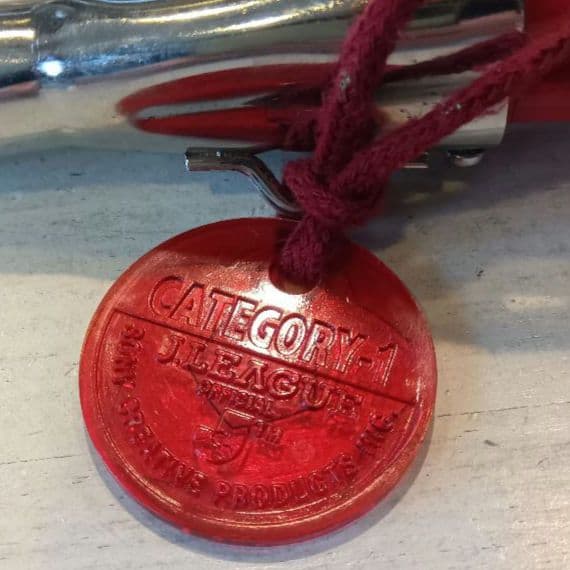 鹿島アントラーズ 金属製4連チアホーン ケース付 1セット （その2