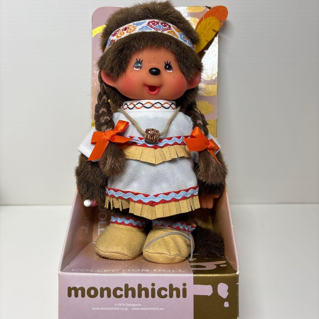 新品 2009年発売 インディアン 女の子 モンチッチ 3104