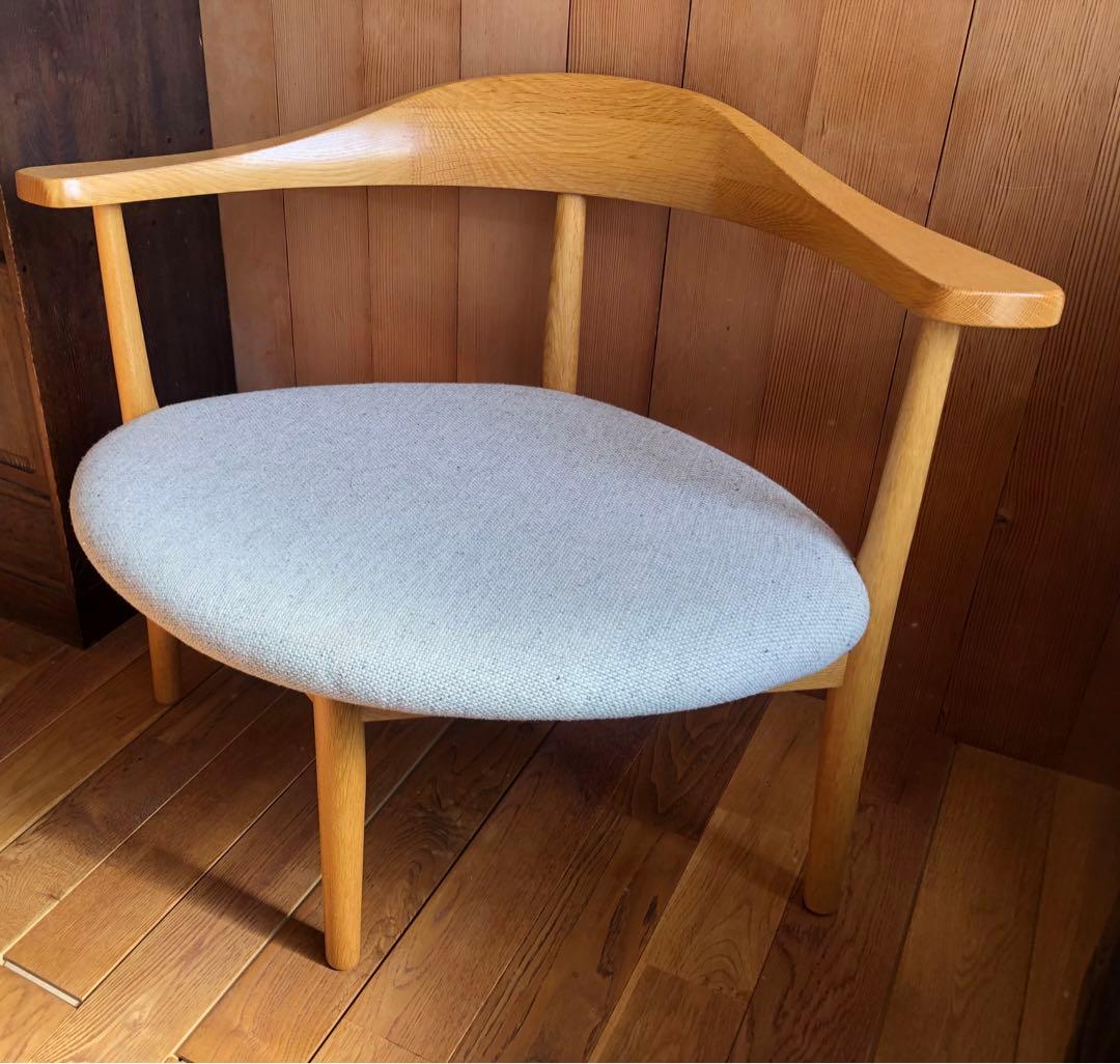 秋岡芳夫 あぐらのかける男の椅子 低座椅子 ベージュ - メルカリ