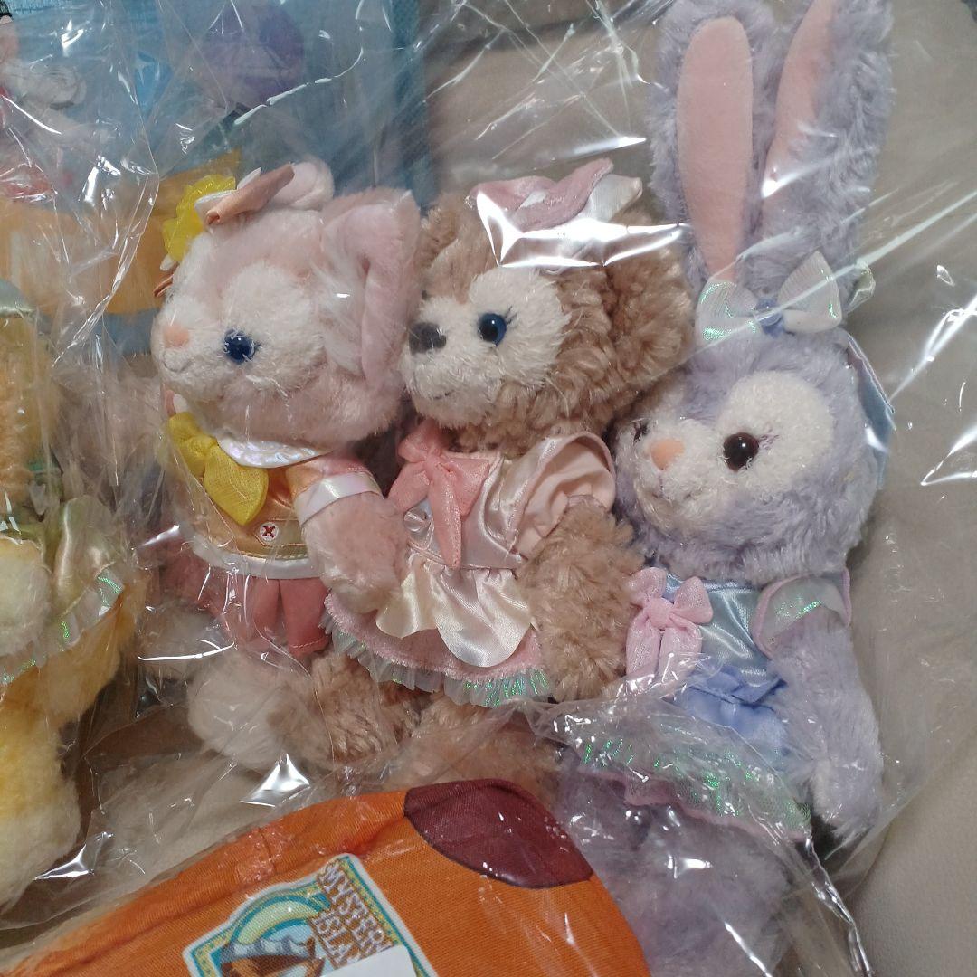 カラフルハピネス　ダッフィー＆フレンズ 　バケパ限定ポージープラッシー7体セット