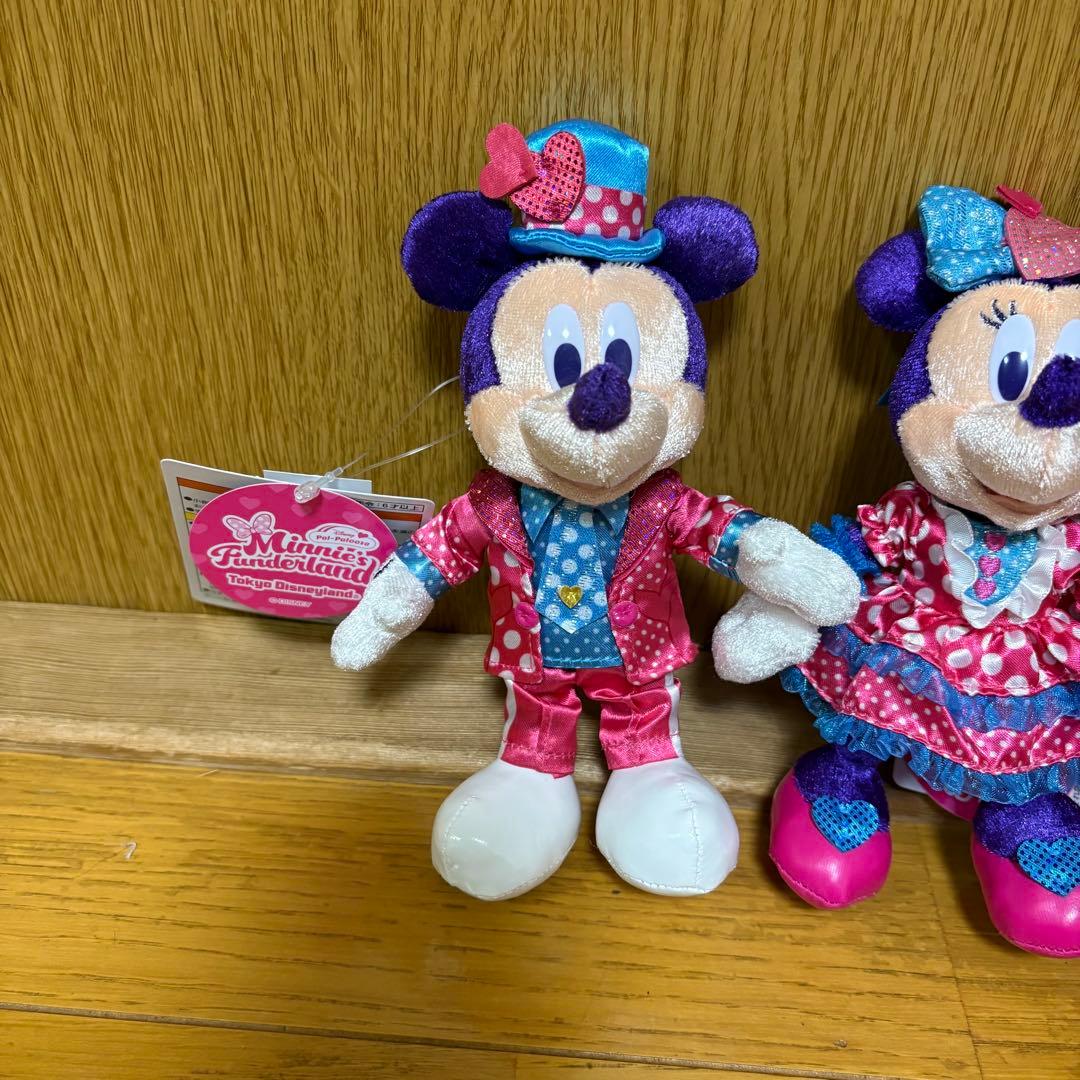 オマケ付き)ミニパル ぬいぐるみバッジ ミッキー ミニー プルート