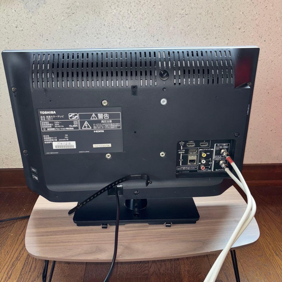 2017年製】東芝REGZA液晶テレビ 19S11 - メルカリ