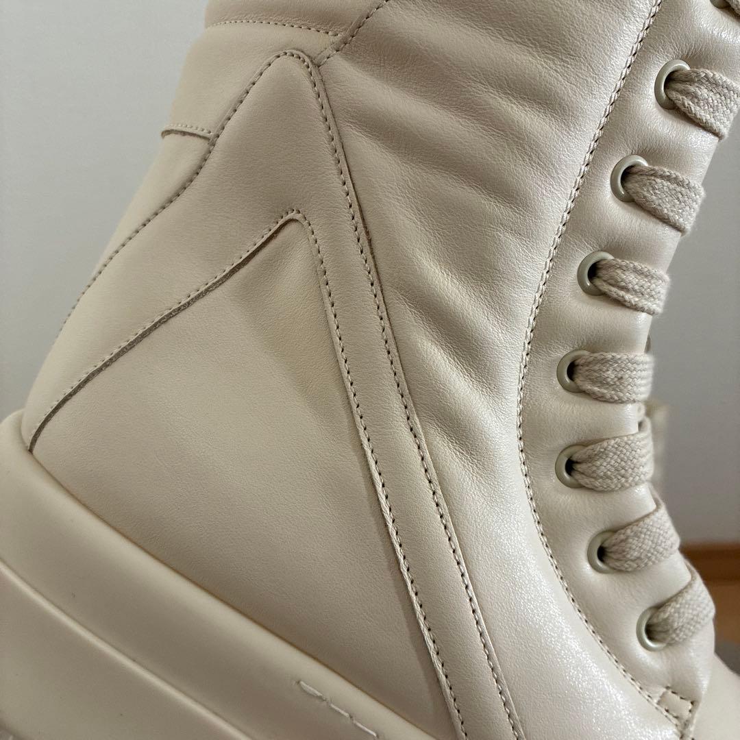 Rick Owens Mega Geobasket milk メガジオバスケット - メルカリ