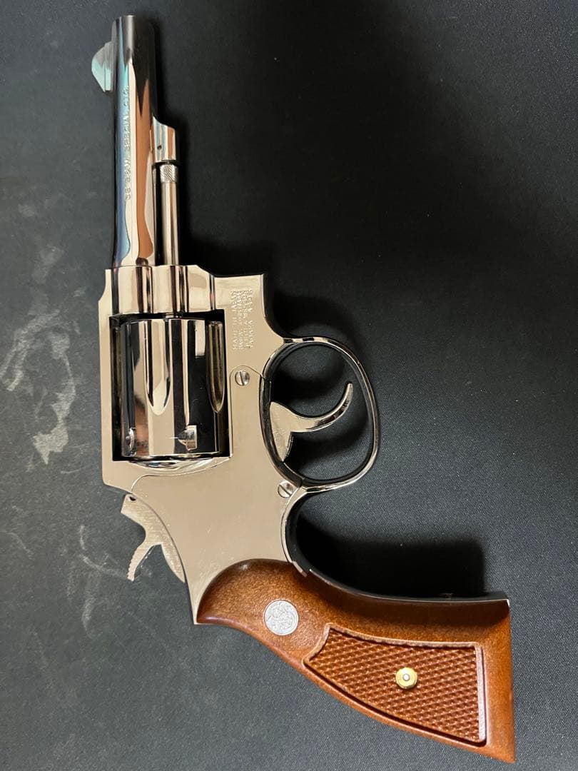 リンリン　タナカ　M10ガスリボルバー　ニッケルフィニッシュ