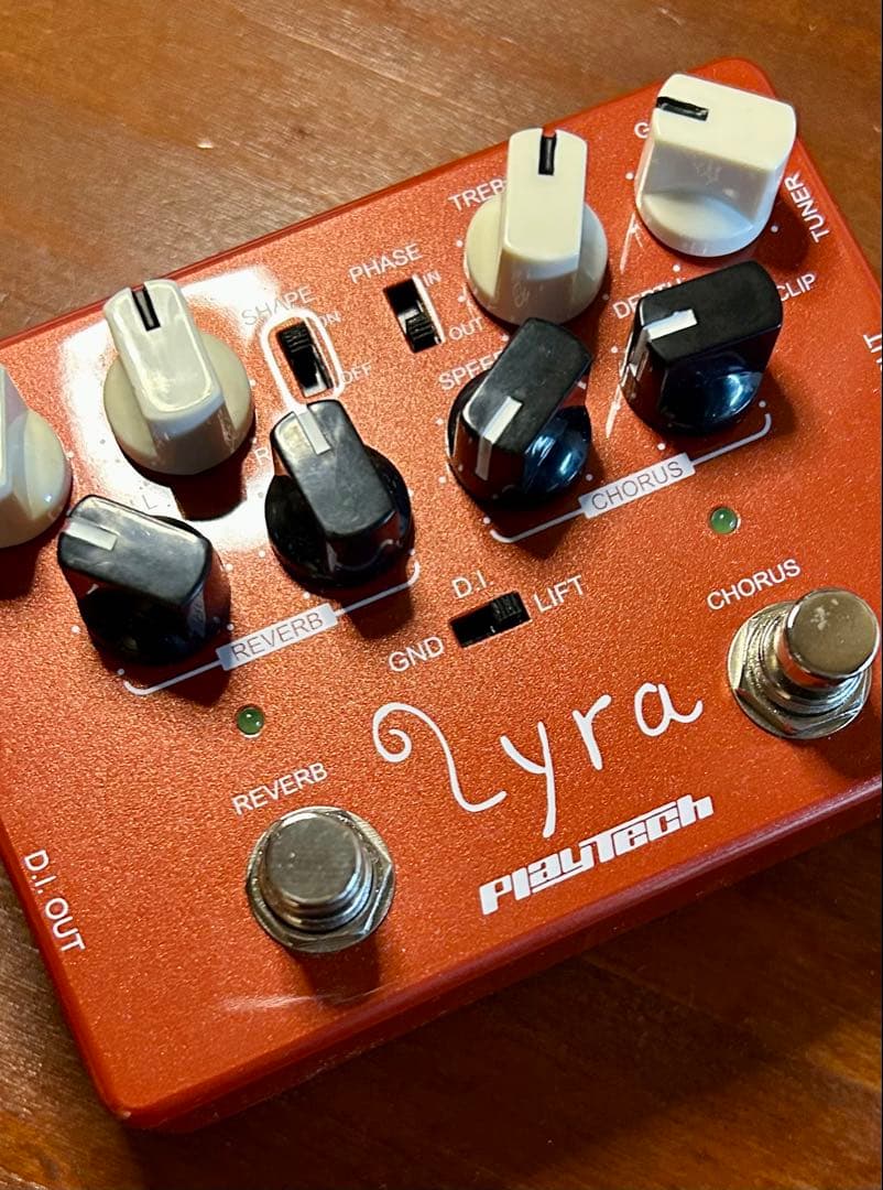 【ほぼ新品】Playtech Lyra アコースティックギタープリアンプ PLAYTECHより新作アコギ用プリアンプ「 Lyra Acoustic Preamp