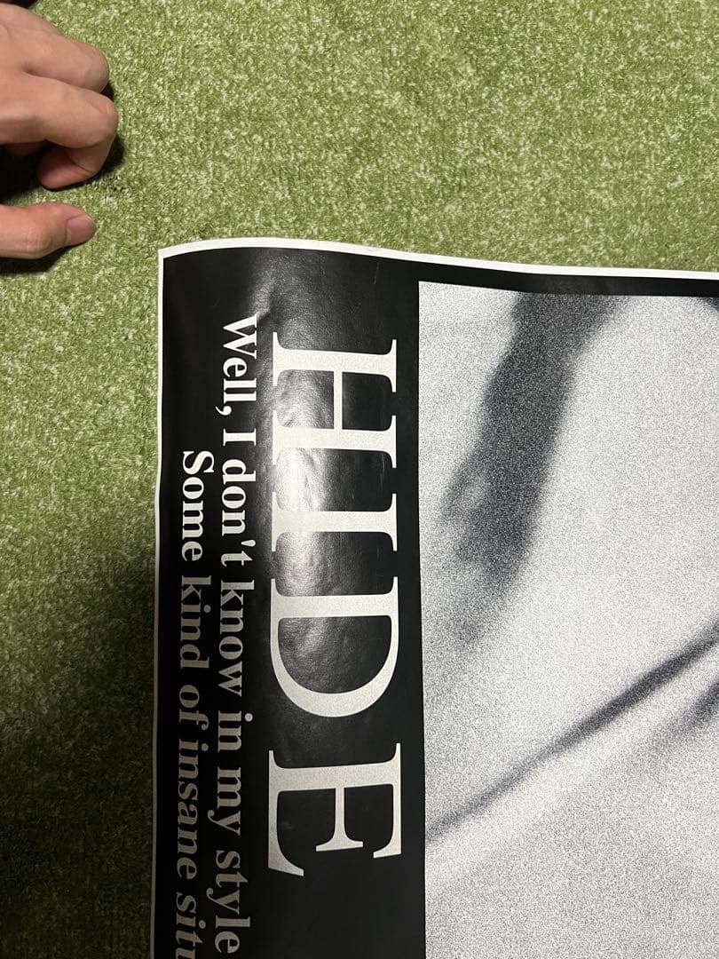 hide　B1サイズ　特大ポスター　X JAPAN　YOSHIKI