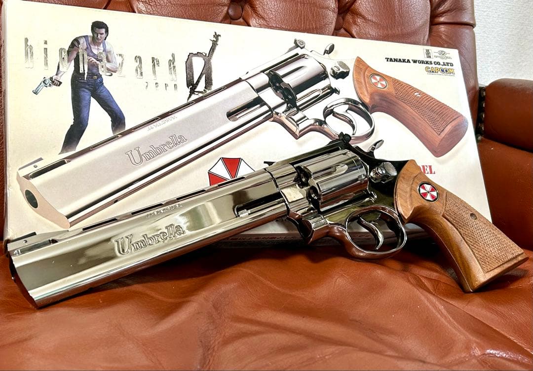 タナカ アンブレラ マグナム リボルバー 8インチ バイオハザード 0