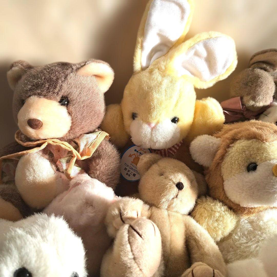 お得 昭和 レトロ ぬいぐるみ 人形 まとめ売り　セット 動物 玩具