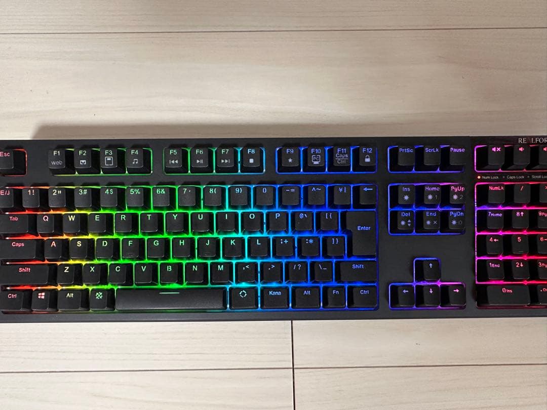 REALFORCE R2A-JP4G-BK RGB キーボード 本体 日本語配列 製品 : REALFORCE RGB / R2A-JP4G-BK | REALFORCE | 日本製プレミアム