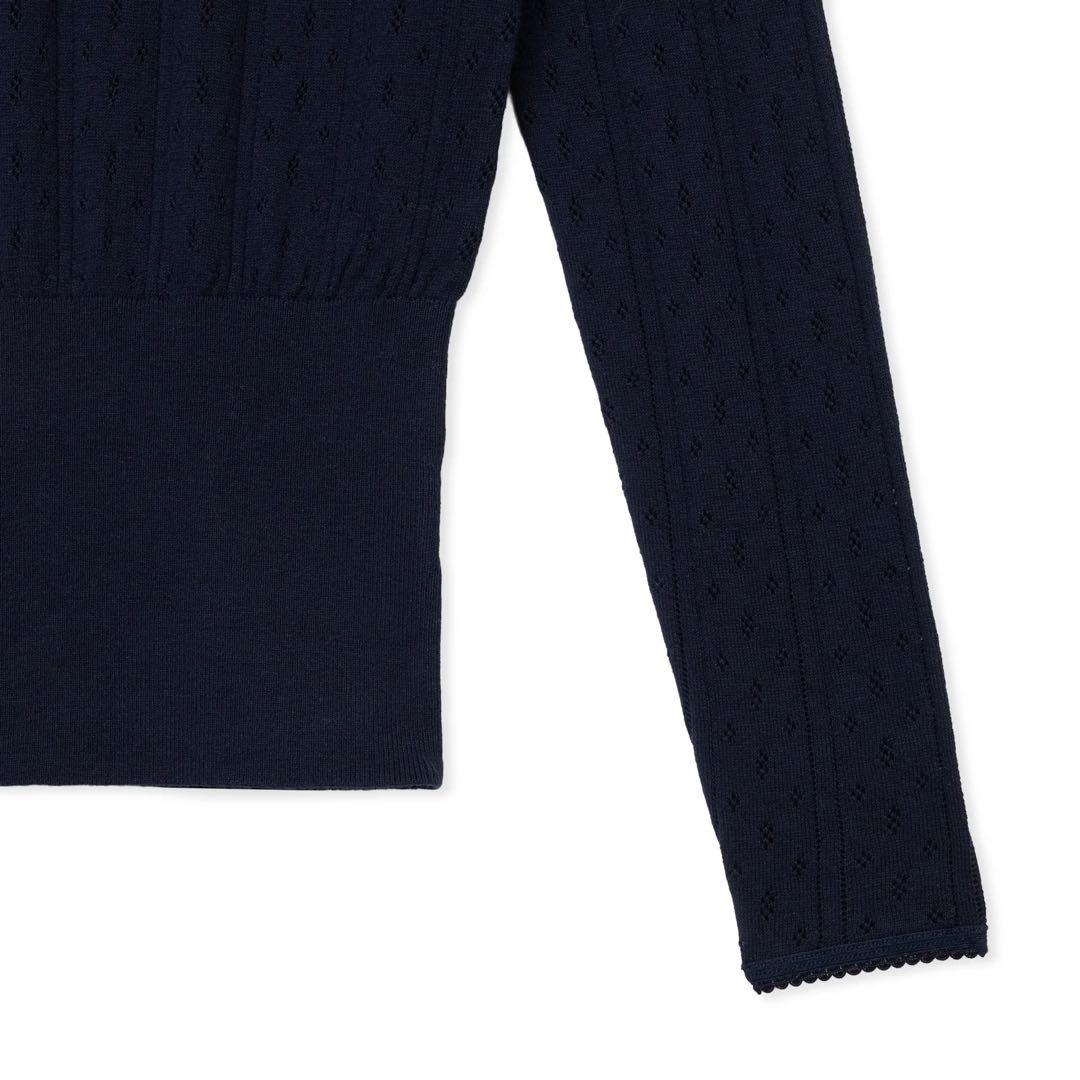 SHISHIKUI eyelet long NAVY 新品未使用 - メルカリ