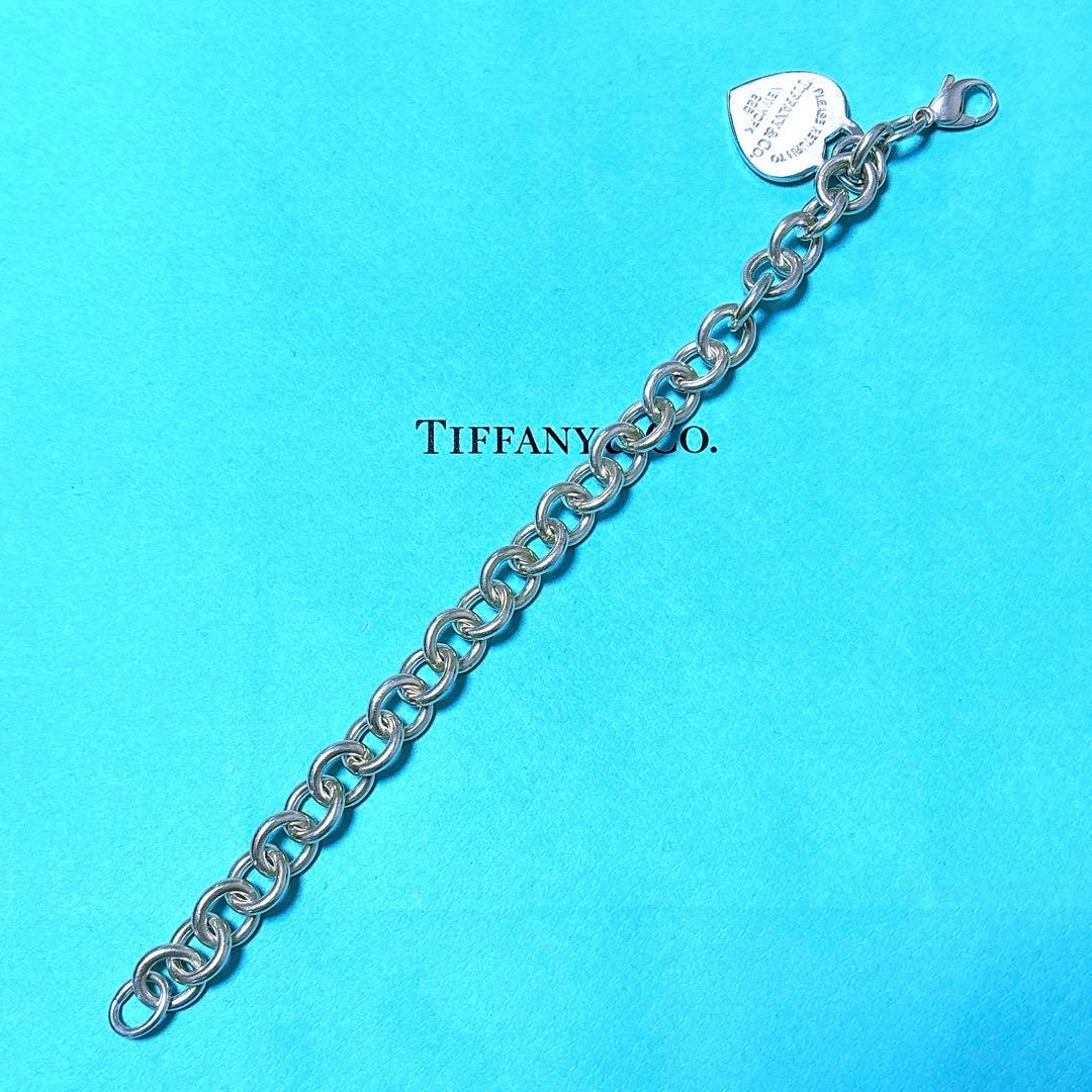 【美品】20.4cm ティファニー リターントゥ ハートタグ ブレスレット SV