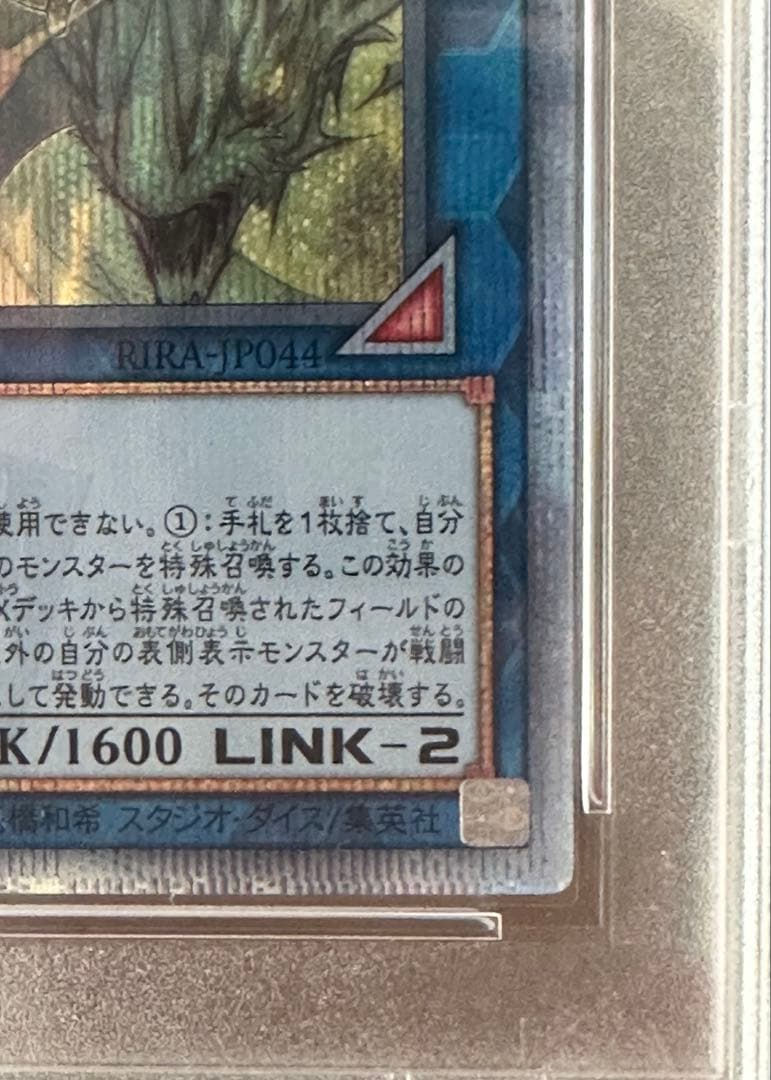 最終価格　【遊戯王】天威の龍仙女　PSA9