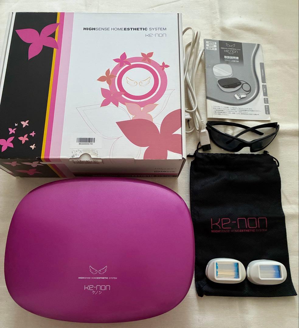 光脱毛器 KE-NON ケノン Ver.6.2 ピンク カートリッジ付き - メルカリ