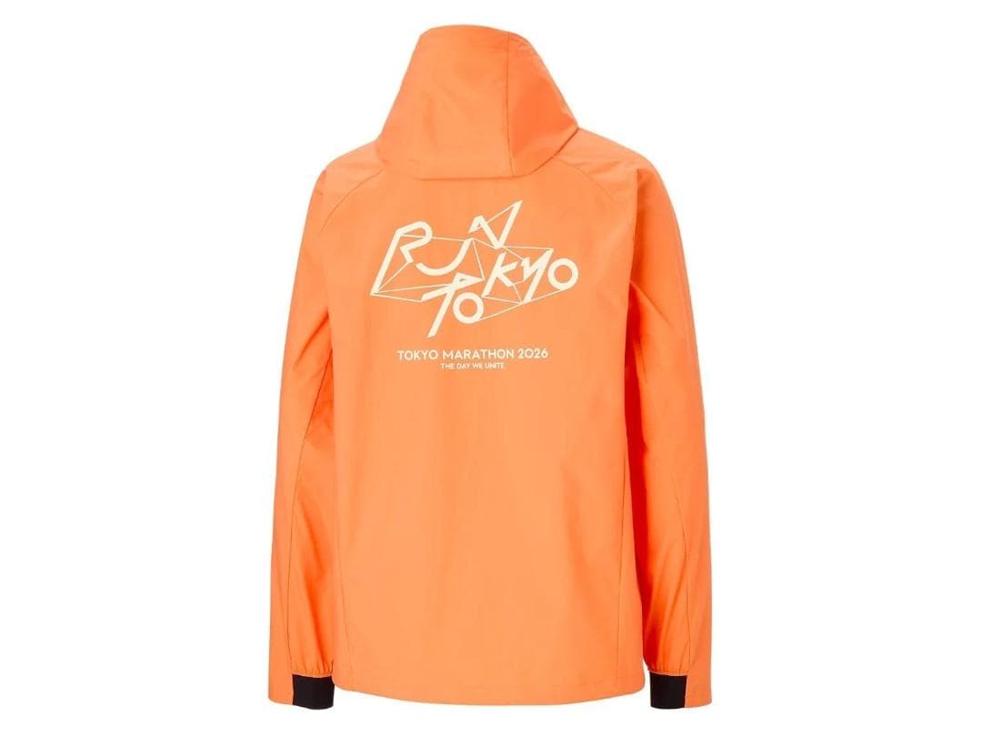 ASICS 東京マラソン2026 ウィンドブレーカー オレンジ L - メルカリ