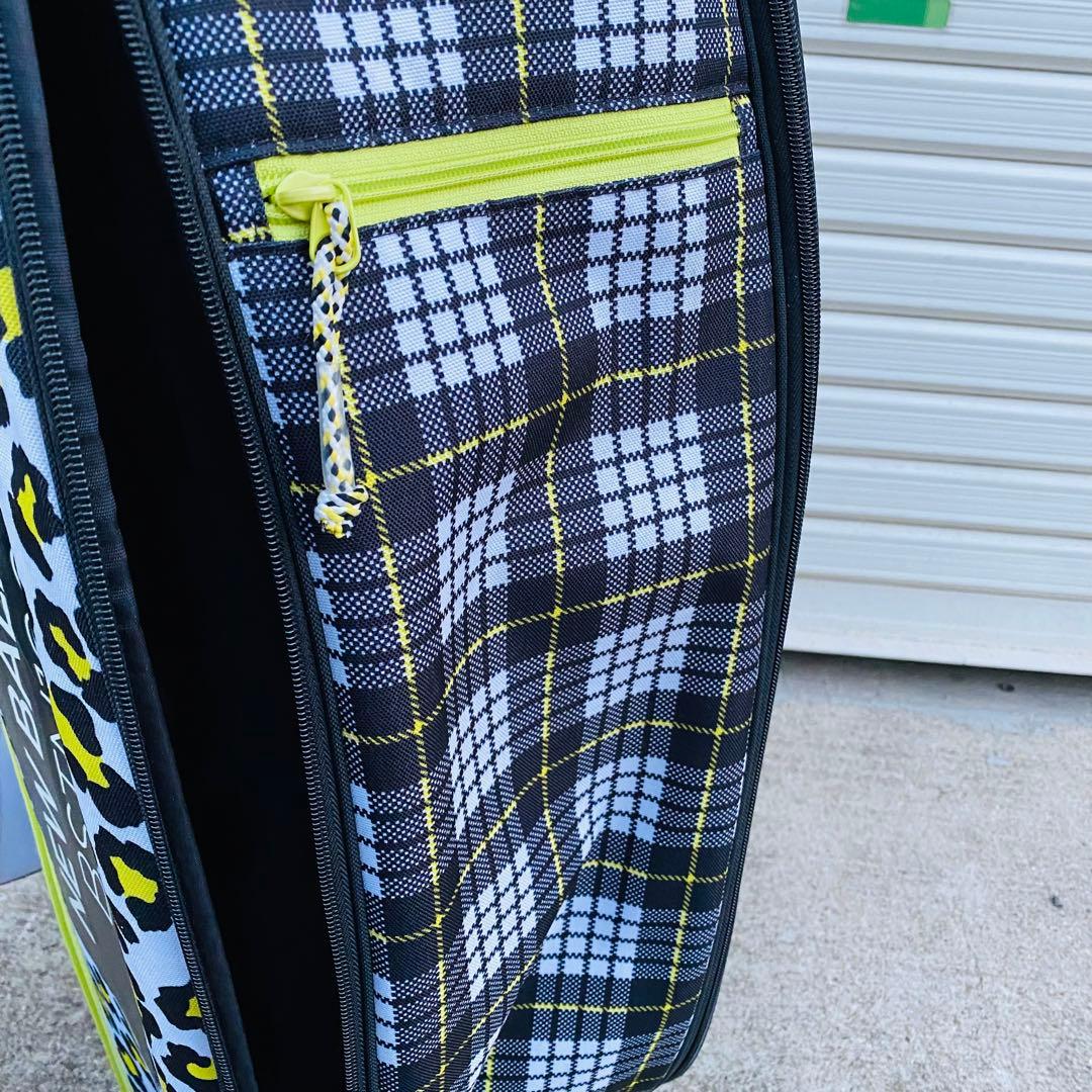 NEW BALANCE チェック柄ヒョウ柄 キャディバッグ ゴルフ - メルカリ