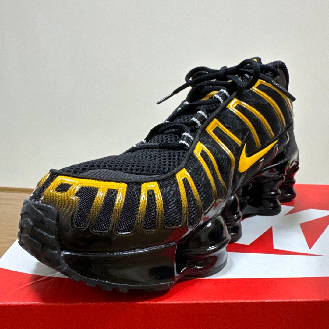 NIKE SHOX TL ブラック/イエロー スニーカー - メルカリ