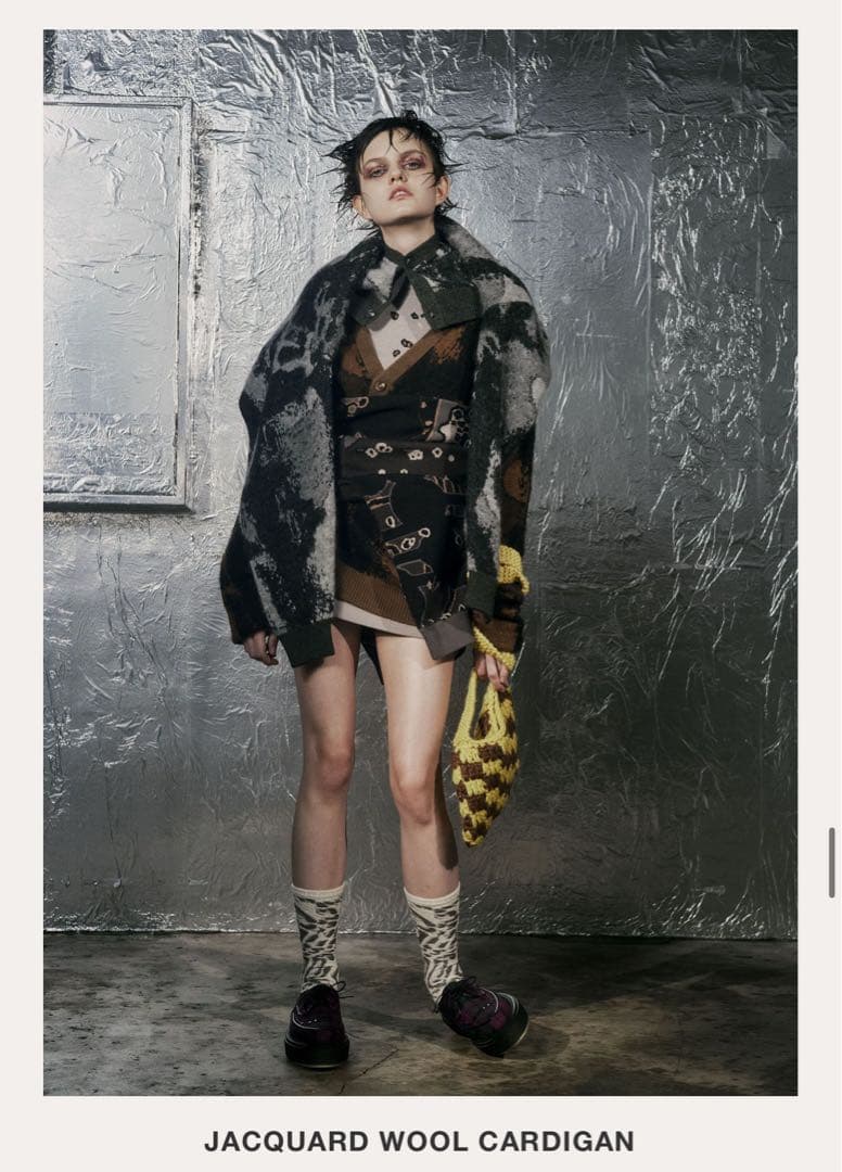 BAL ORIGINAL jacquard wool cardigan - メルカリ