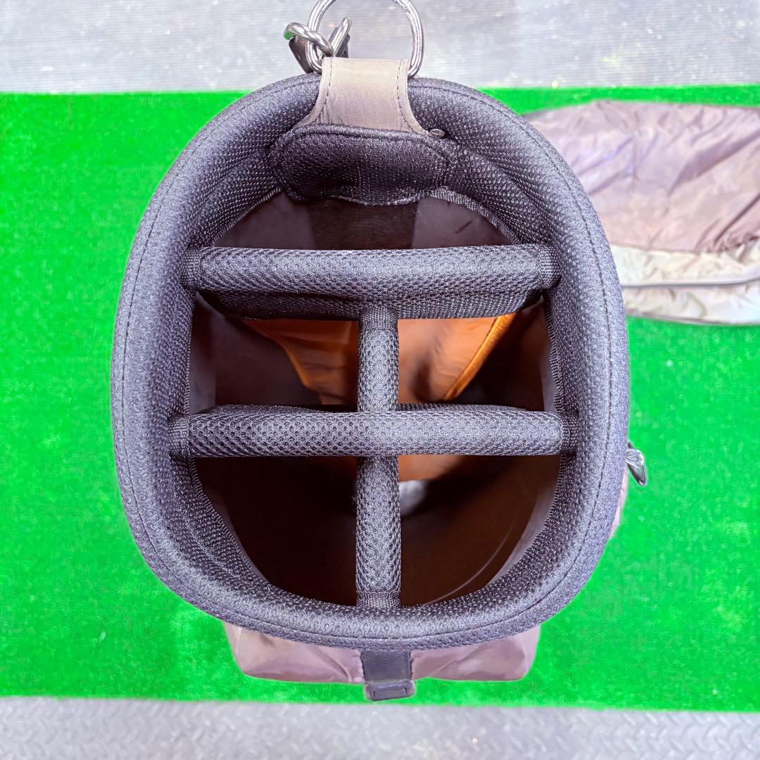 adidas キャディバッグ 軽量 9型 2.9kg カモブラウン アディダス