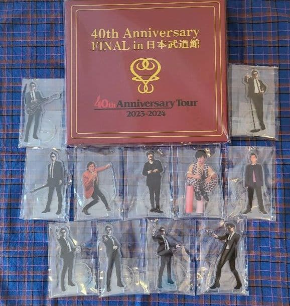藤井フミヤ　40th Anniversary アクリルスタンド　フルコンプセット