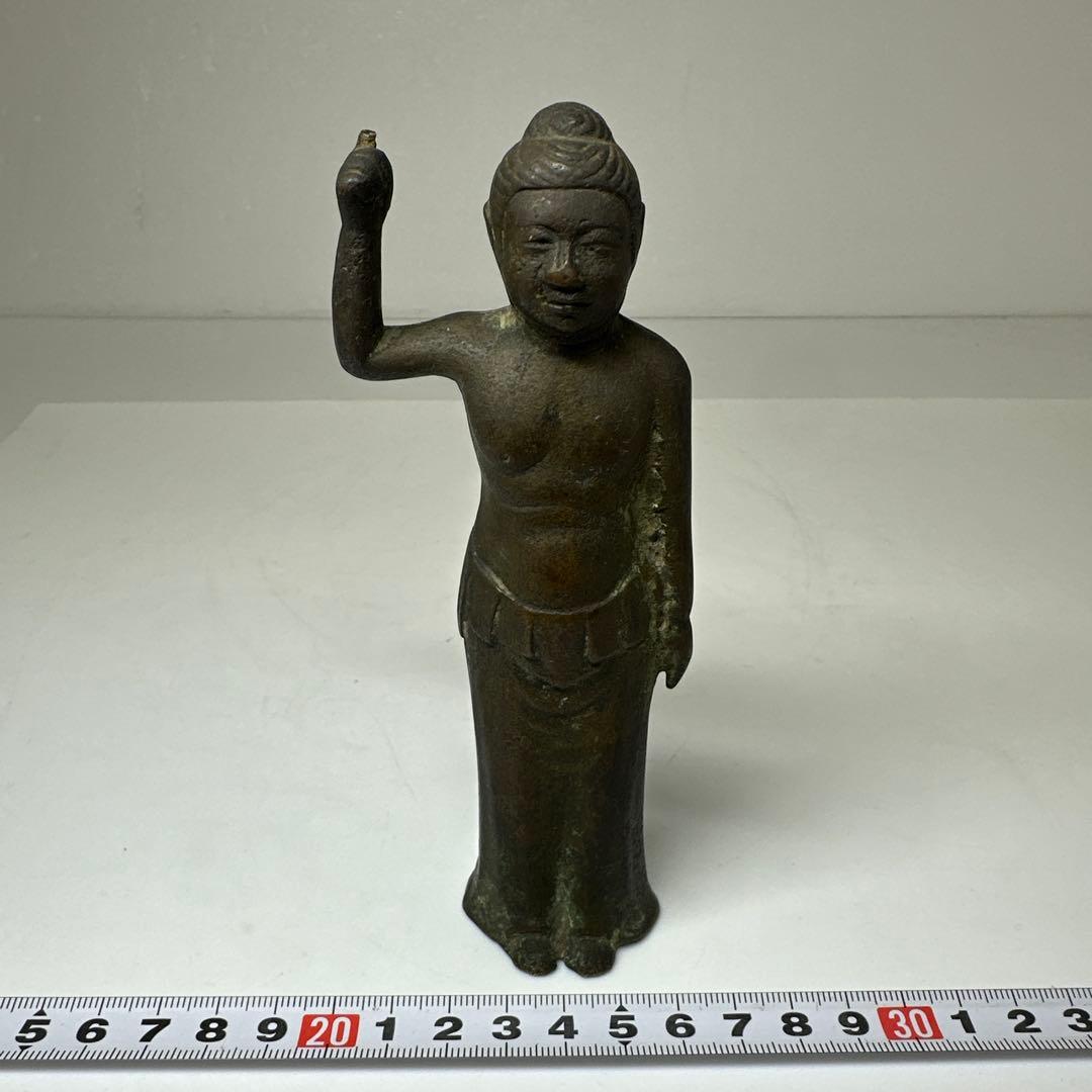 古銅 誕生仏 タニト 重さ約631g/高さ約15cm 東R8-0224① - メルカリ