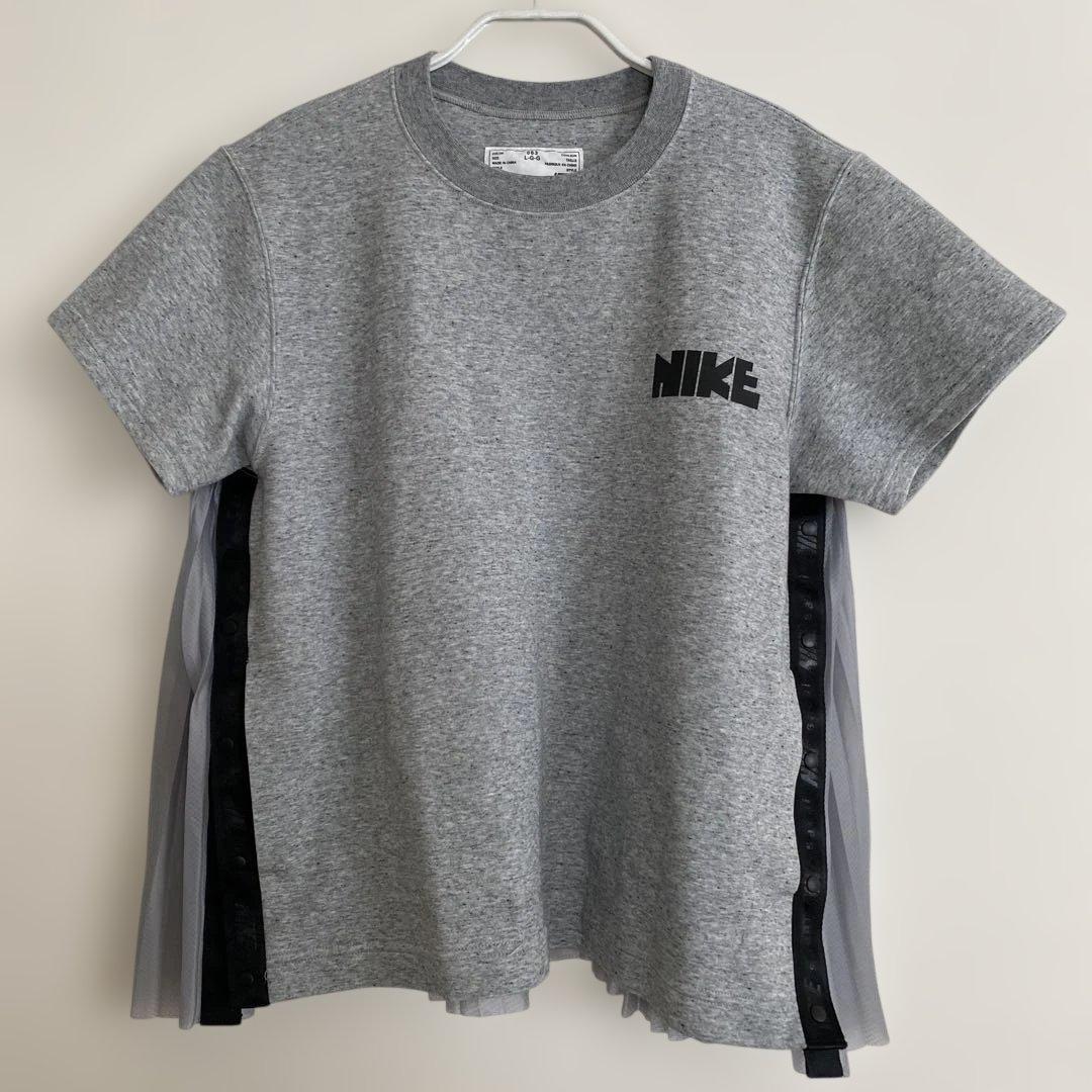 sacai ✖️NIKE サカイ ナイキ プリーツTシャツ - メルカリ