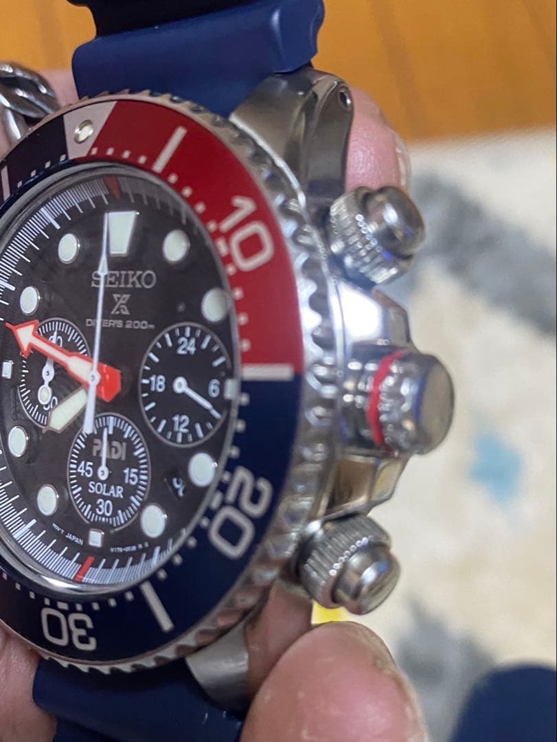 SEIKO PROSPEXソーラー腕時計/アナログV175-0EYO 本物